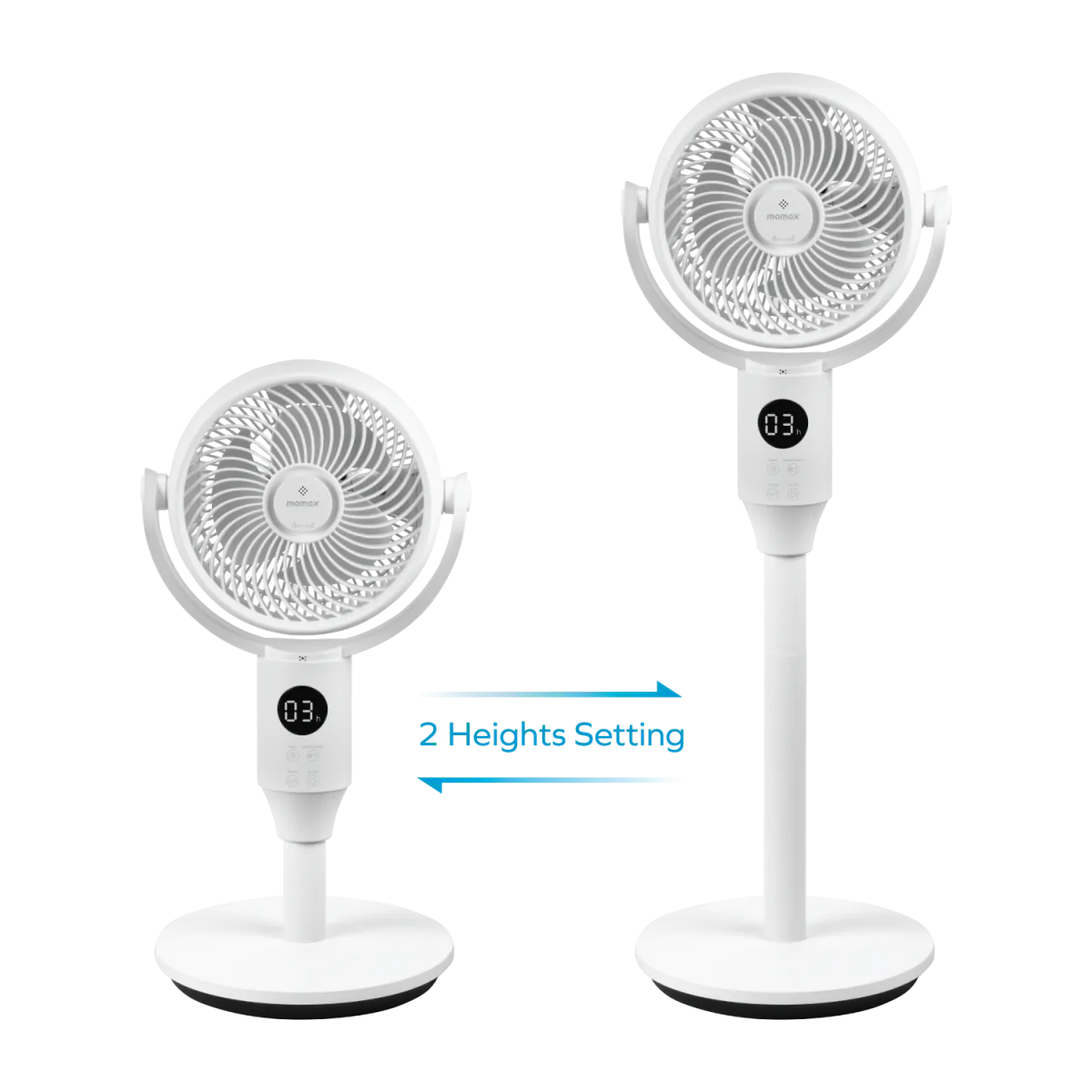 MOMAX Airoma Tower 3D Floor-mounted Air Circulation Fan (IF17)