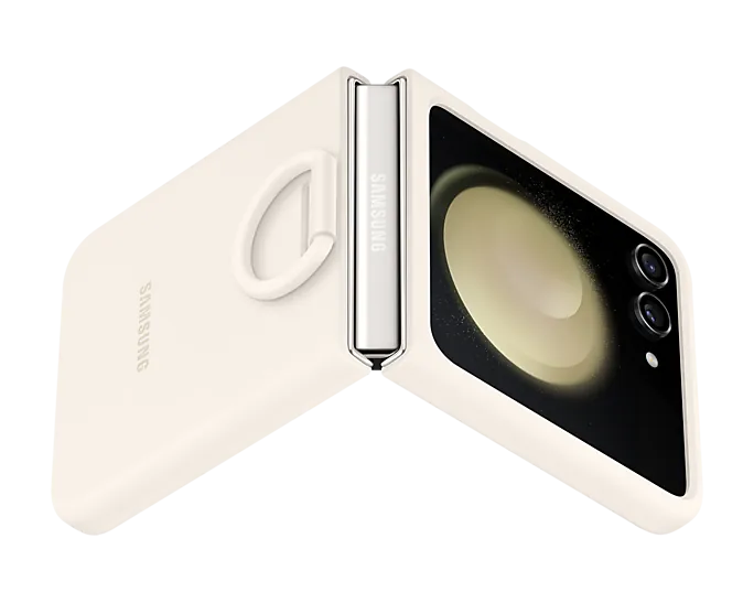 Samsung Galaxy Z Flip5 silicone thin protective case (with finger loop buckle)