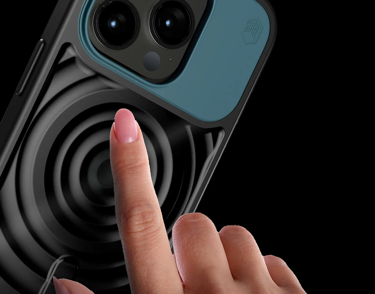 STM REAWAKEN Case for iPhone 15 Series (Transparent/Black)
