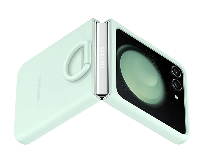 Samsung Galaxy Z Flip5 silicone thin protective case (with finger loop buckle)