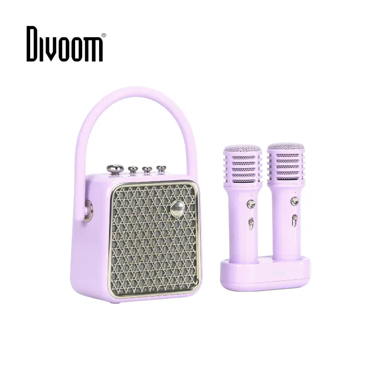 Divoom SongBird SE 便攜式雙咪藍牙喇叭 | 唱K神器