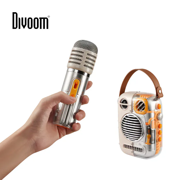 Divoom Spark Pro Portable Dual Microphone Party Bluetooth Speaker