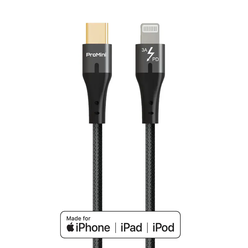 Magic-Pro ProMini Type-C to Lightning 20AWG MFi 快充銅製 PD 數據傳輸線 (18cm)