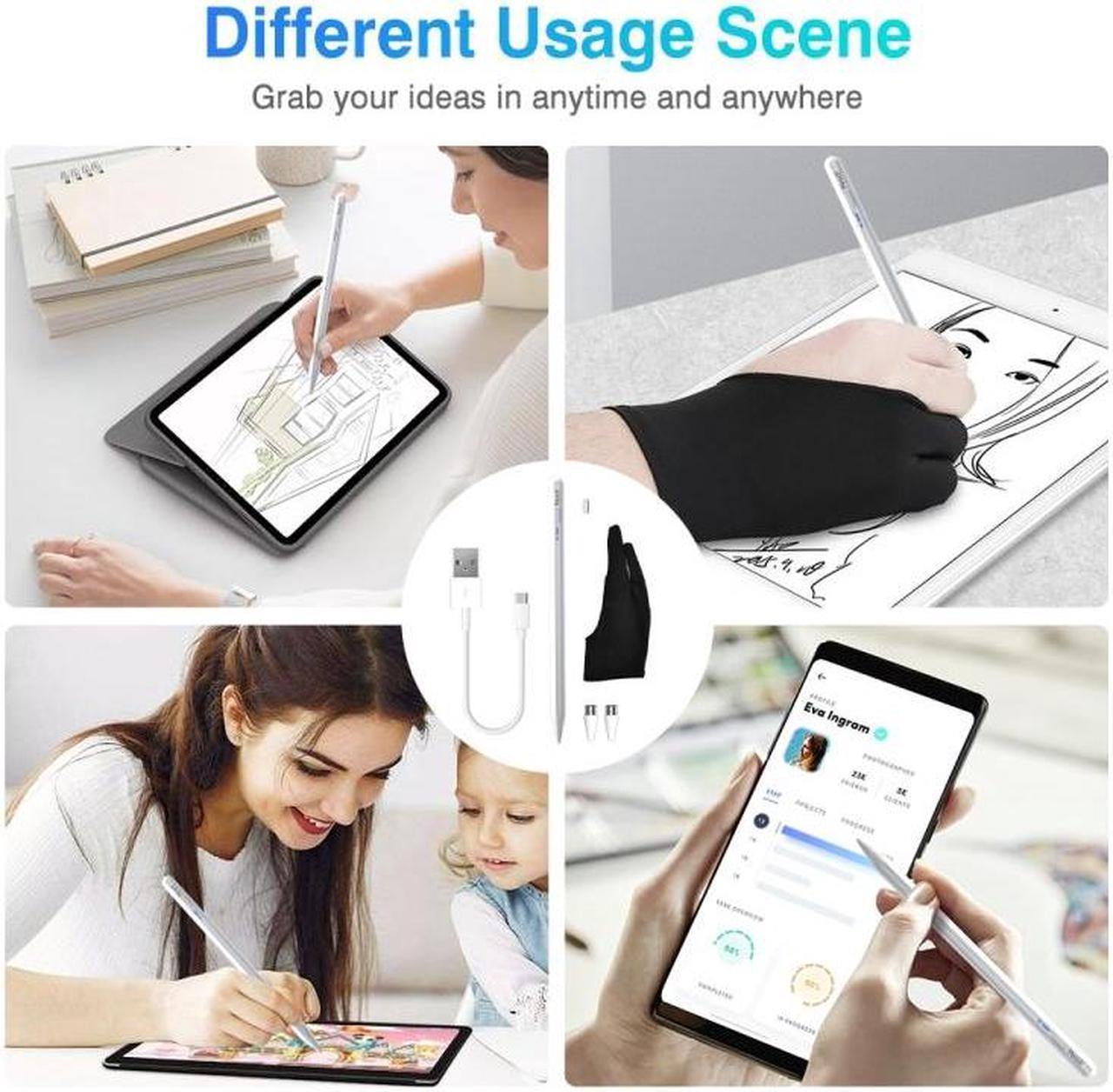 Stylus Pen BP16 電容磁吸觸控筆 Mobile Phone / Tablet Universal Active Capacitive Stylus Pen(White)