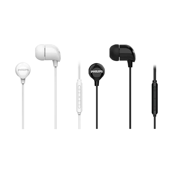 Philips TAE2146 黑色 1.2M 封閉式 USB-C 內置麥克風 氣密高音質 有線入耳式耳機【原裝行貨】
