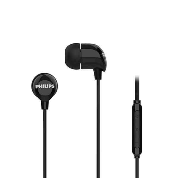 Philips TAE2146 黑色 1.2M 封閉式 USB-C 內置麥克風 氣密高音質 有線入耳式耳機【原裝行貨】