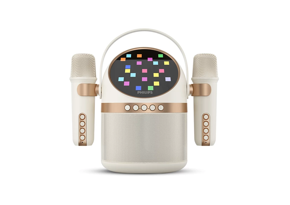 Philips TAS2509 無線卡拉OK藍牙無線喇叭 白色【原裝行貨】