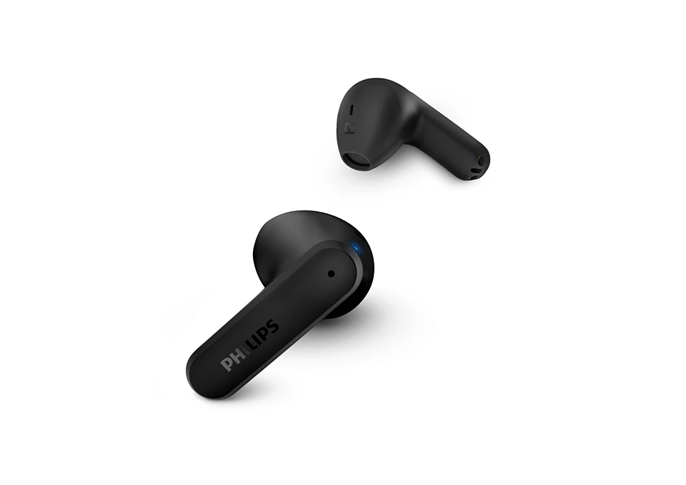 Philips City系列 TAT2139 長續航專業調音真無線藍牙耳機丨音樂 沒有極限 黑色 【原裝行貨】