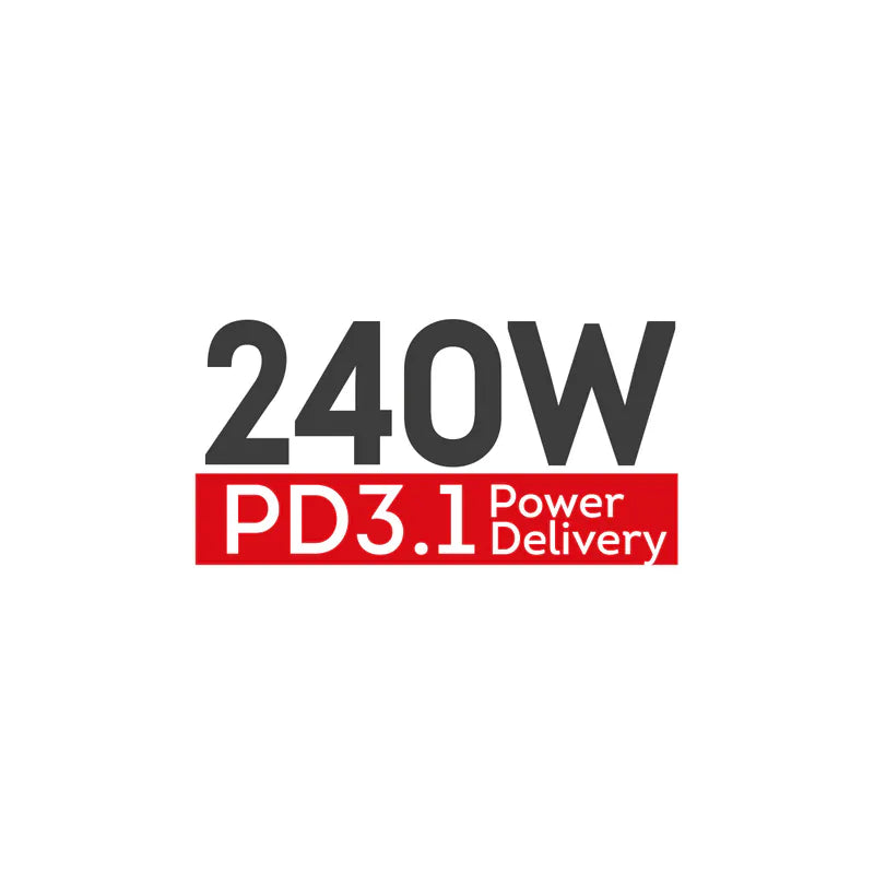 ProMini 240W 四合一磁吸快充傳輸線 灰色