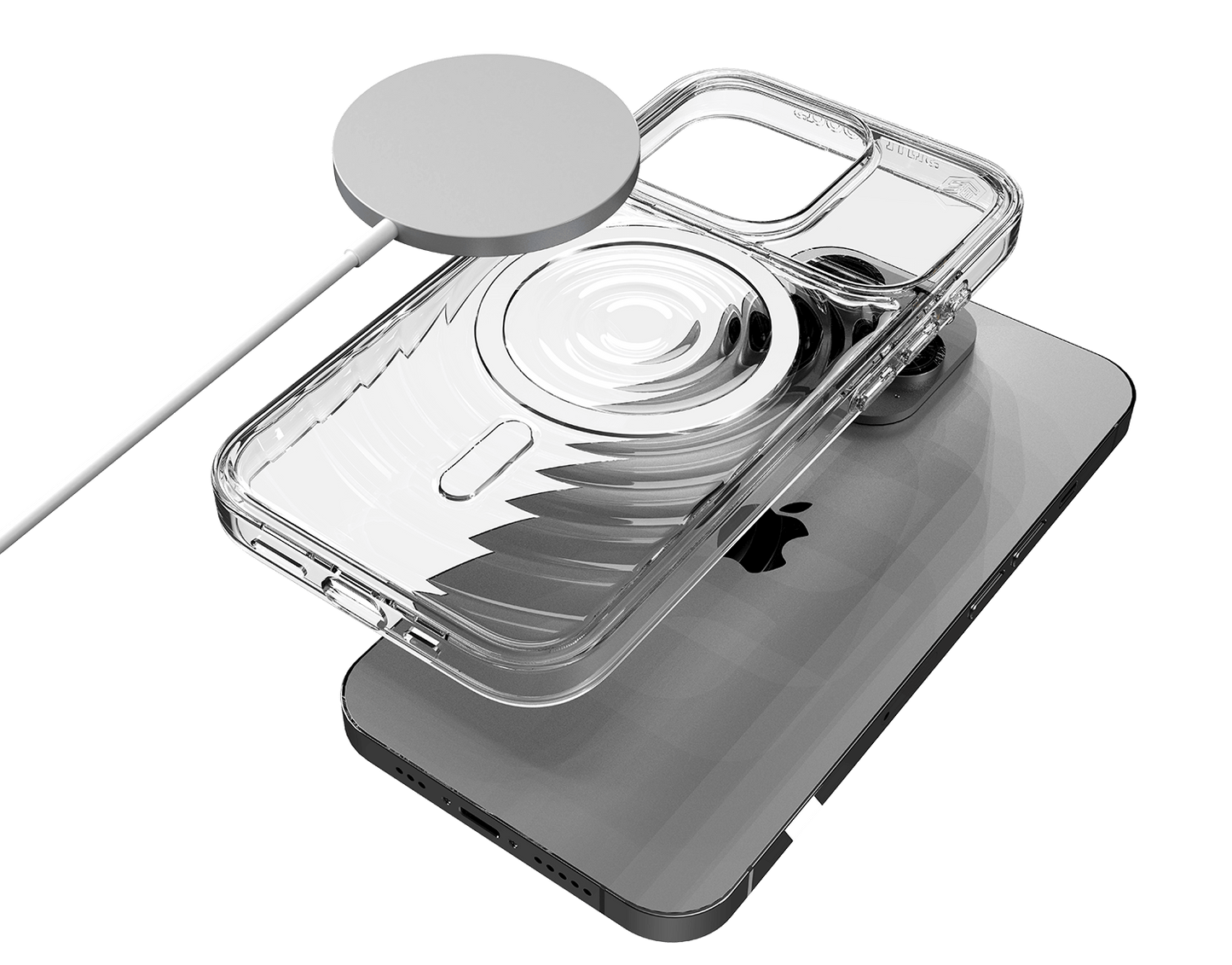 STM REAWAKEN Case for iPhone 15 Series (Transparent/Black)