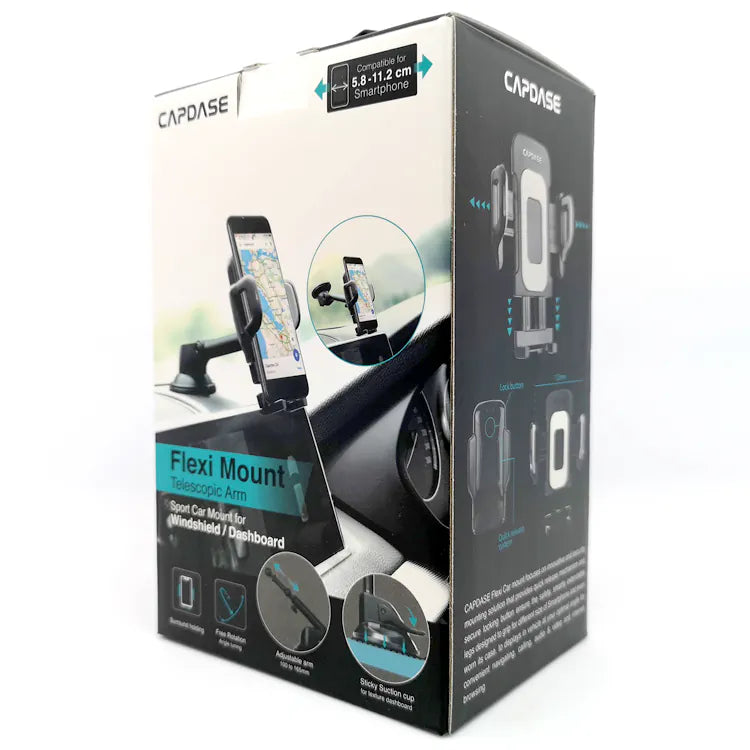 CAPDASE FLIEXI II Sport Car Mount telescopic arm frame 