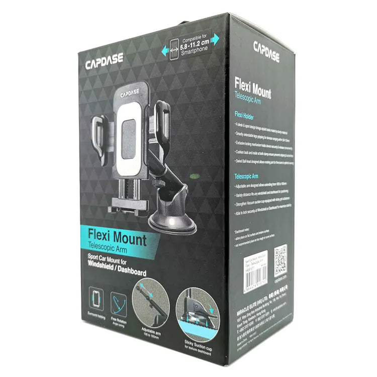 CAPDASE FLIEXI II Sport Car Mount telescopic arm frame 