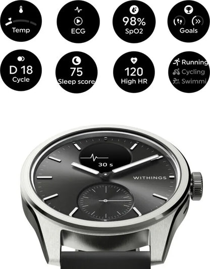 WITHINGS ScanWatch 2 smart watch (42mm)