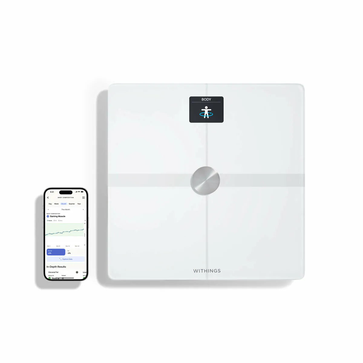 Withings - Body Smart 精準準確智能體重磅 (原裝行貨，2年保養)