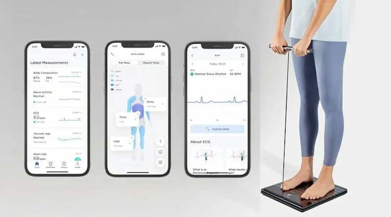 Withings - Body Scan 全面身體分析Wi-Fi智能體重磅 (原裝行貨，2年保養)