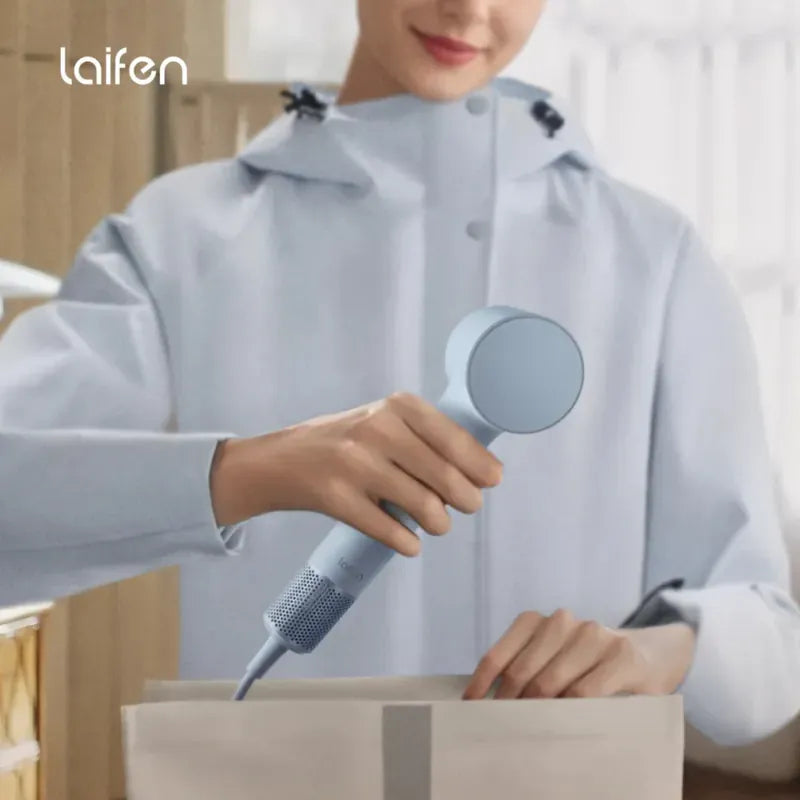 Laifen Mini high-speed negative ion hairdryer (comes with standard smooth nozzle/travel storage bag)