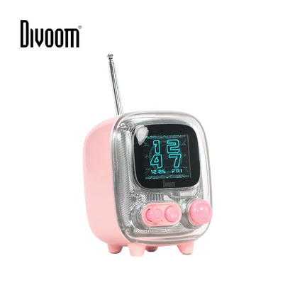 Divoom Tiivoo 2 - Pixel Bluetooth Speaker (Electronic Photo Album/FM Radio/Dynamic Lyrics)