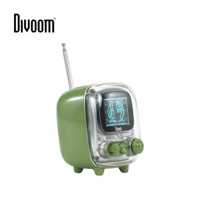 Divoom Tiivoo 2 - Pixel Bluetooth Speaker (Electronic Photo Album/FM Radio/Dynamic Lyrics)