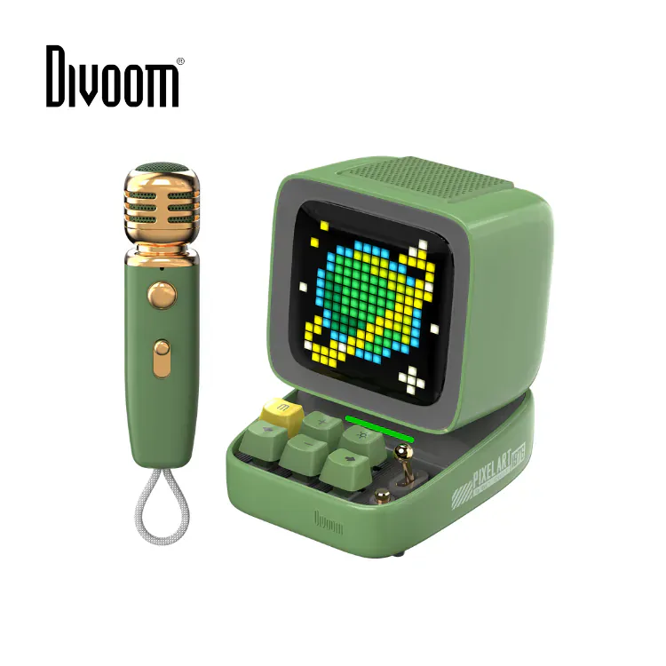 Divoom Ditoo Mic Karaoke Pixel Bluetooth Speaker