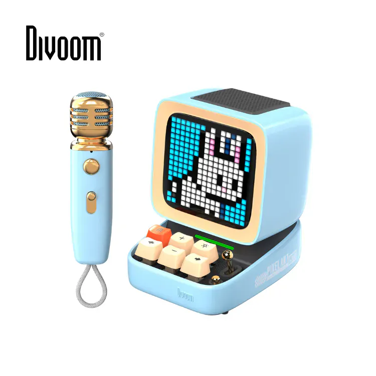 Divoom Ditoo Mic Karaoke Pixel Bluetooth Speaker