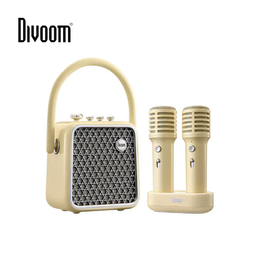 Divoom SongBird SE Portable Dual Microphone Bluetooth Speaker | K-singing tool