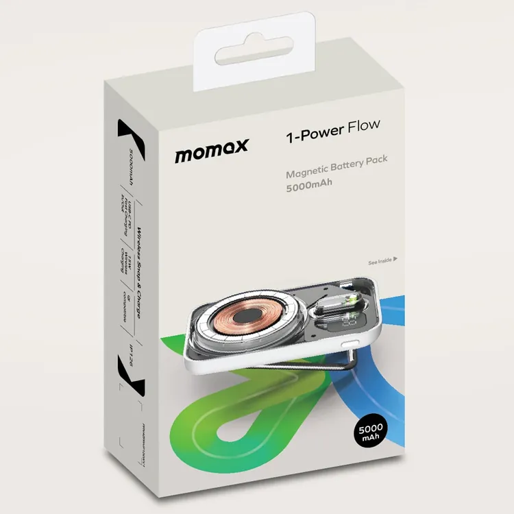 Momax 1-Power Flow 5000mAh magnetic flow power supply (IP126)