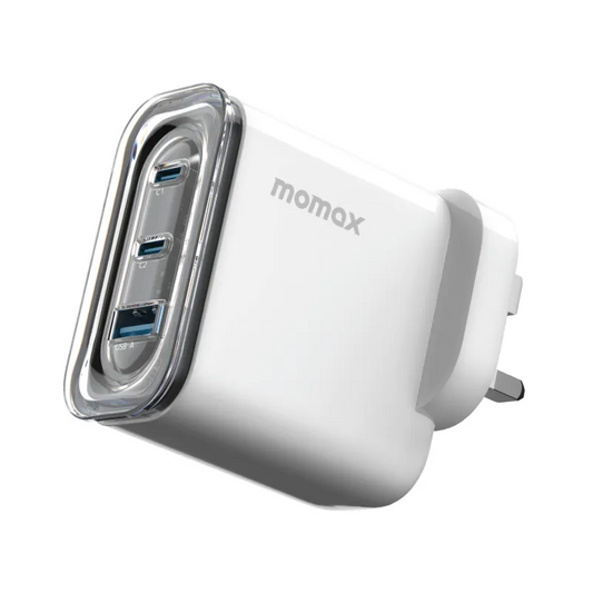 MOMAX 80W GaN Triple Output Fast Charger 1-Charge Flow+ (UM52)