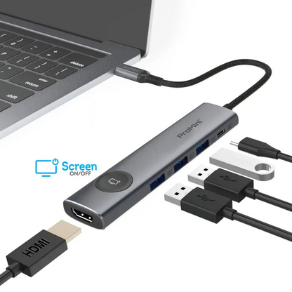 Magic-Pro ProMini CH6T 6-in-1 USB-C 擴展器