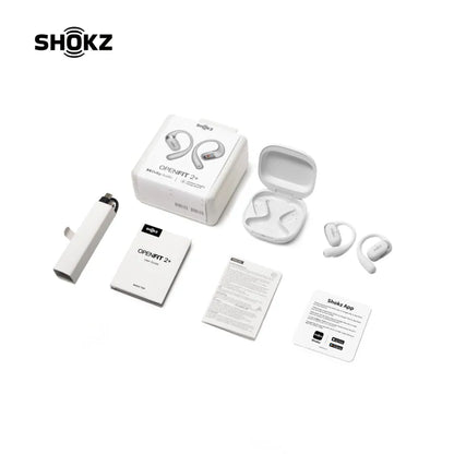 Shokz OpenFit 2 T920 Dual-Driver Open-Back Bluetooth Headphones